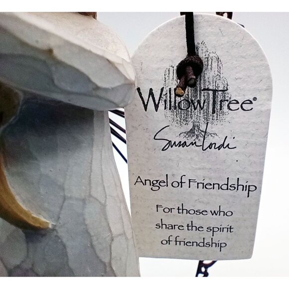 Angel of Friendship Willow Tree Demdaco 2010 Susan Lordi 5" Pet Lovers Comfort - Picture 6 of 14